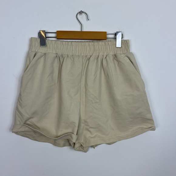Meshki Tahlia Loopback Shorts Cream Sz L - Picture 5 of 10